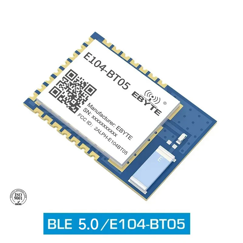 Bluetooth EBYTE Serial To Ble Slave Modul Ble5.0 UART SMD E104-BT05 Transmisi Transparan Transceiver Daya Rendah