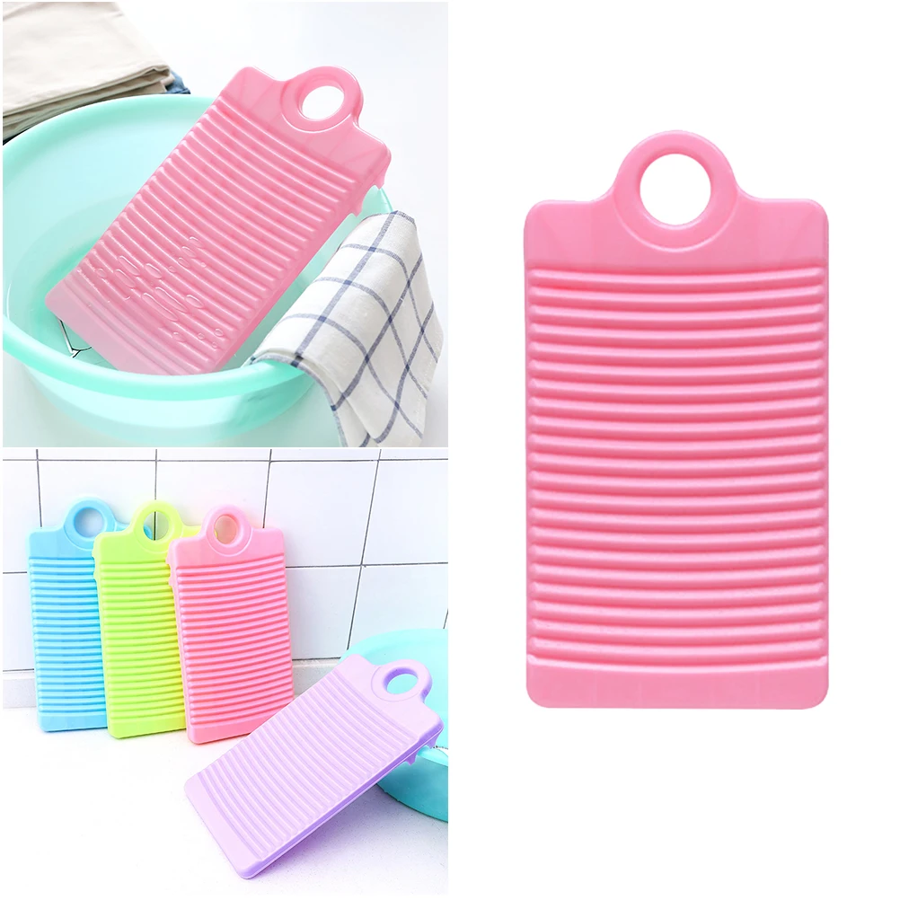 

Mini Plastic Washing Board For Kids Clothes Pp Laundry Scrubbing Board Home Use Non-Slip Portable Travel Camping Hand Wash Save