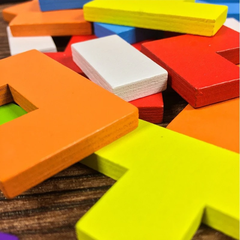 3-in-1 나무 퍼즐 장난감 창의력 나무 3D 블록 퍼즐 학습 퍼즐 장난감 여행 가족 선물을위한 퍼즐 논리 IQ 게임