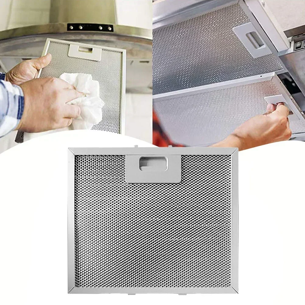 

Range Hood Filter Silver Metal Mesh Extraction Ventilation Filter 400 X 300 X 9 Mm Range Hood Metal Grease Filter