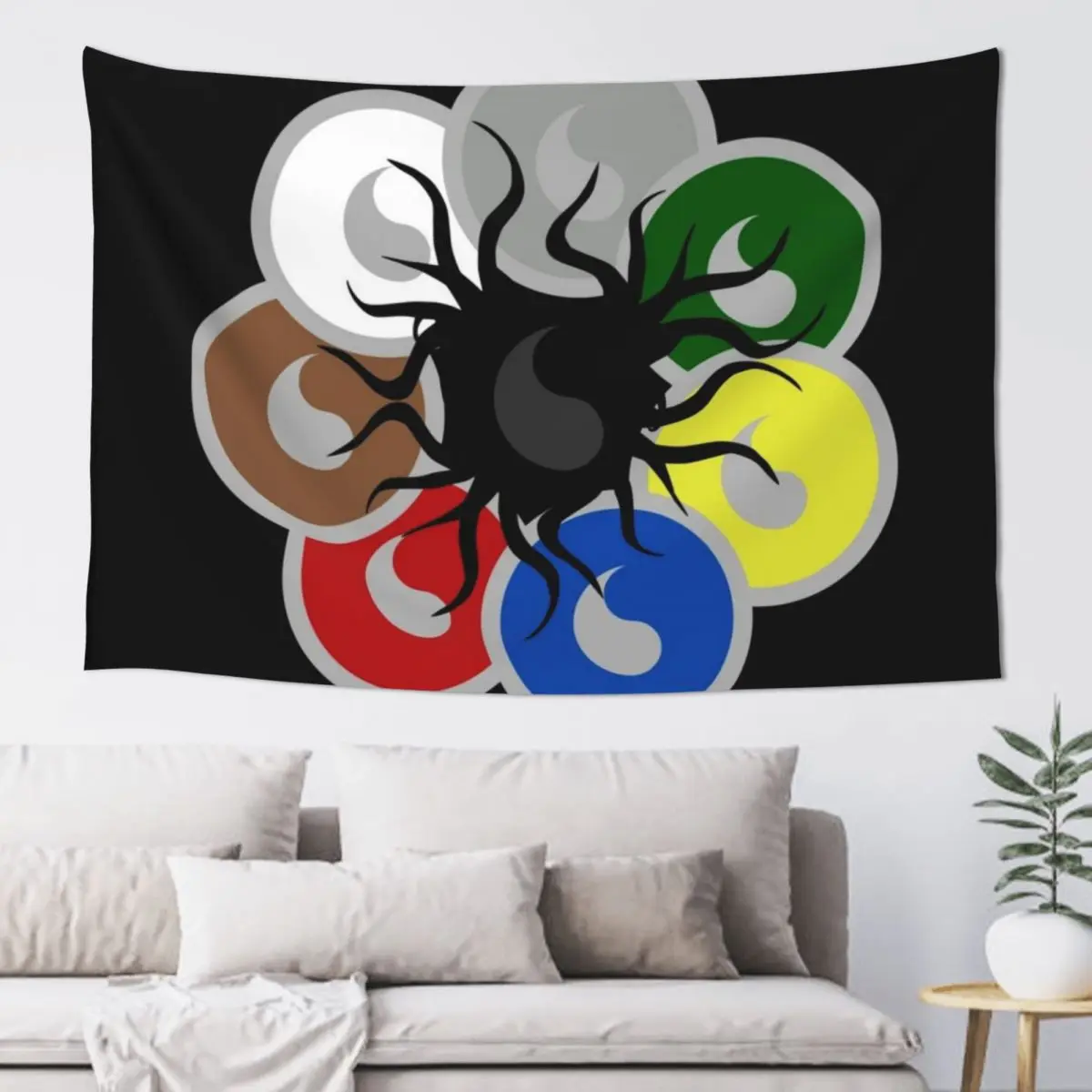 

The White Tower Symbol (Corrupted) Tapestry Wall Decoration Wall Hangings Decoration Aesthetic Home Decor Tapestry