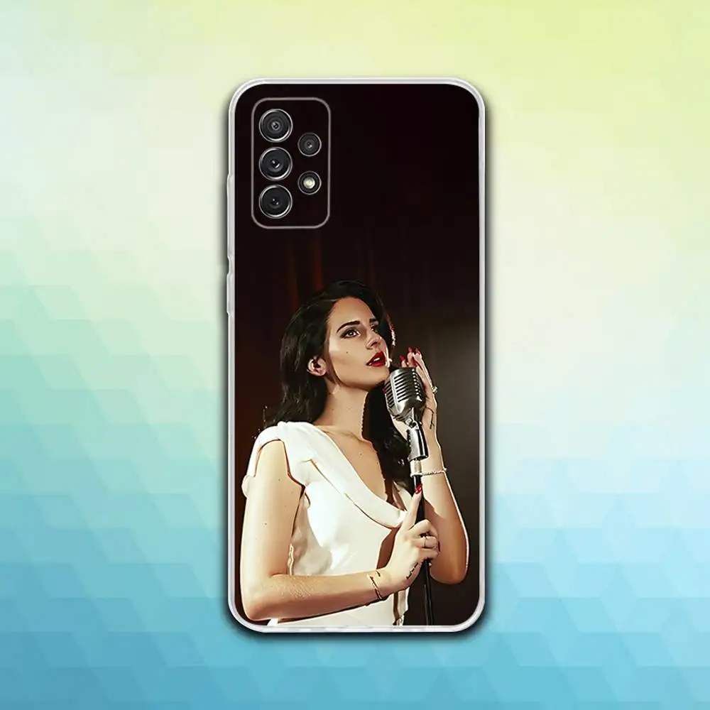 L-Lana Singer Del Rey 電話ケース Samsung S30、23、21、22、20、FE lite、S10、9、8、7 PIus Note20ultra ソフト透明