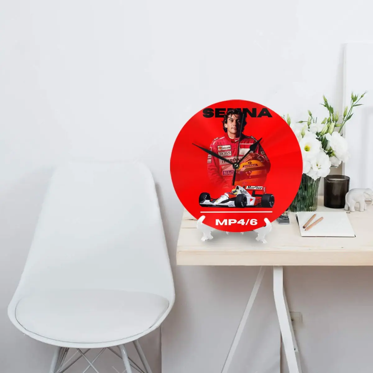 ayrton-senna-1991-casco-de-carreras-reloj-de-pared-decoracion-de-habitacion-reloj-redondo-silencioso-para-dormitorio-sala-de-estar-cocina-hogar
