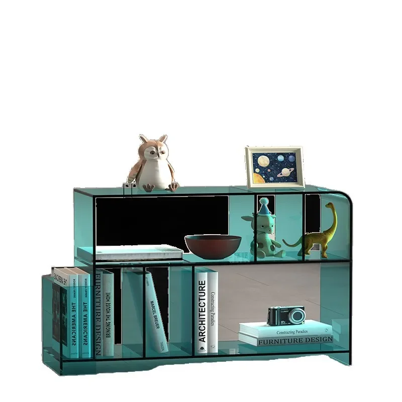 

New Shelf Acrylic Bookshelf Display Shelf Sofa Small Side Cabinet Simple Modern Storage Display