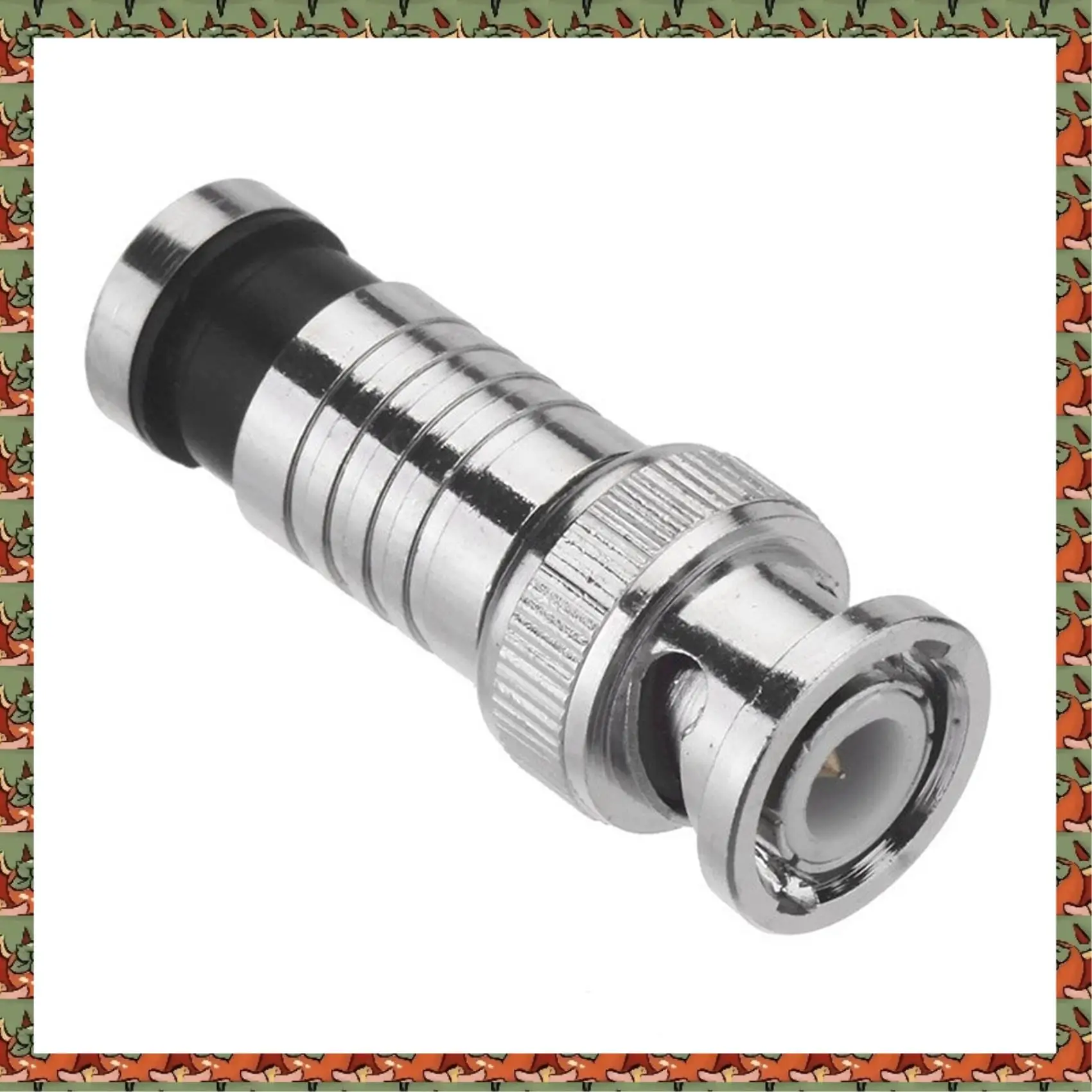 

ABLQ 30 Pcs BNC Compression Connector For Coax RG59 Cable CCTV Cameras