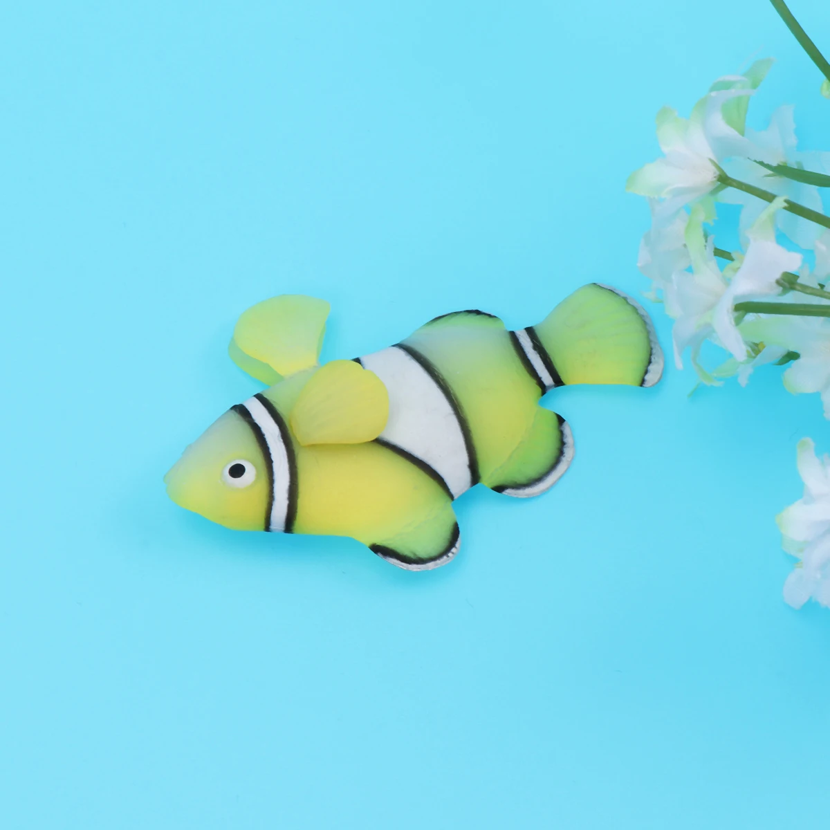 

Clown Fish Live Saltwater Fake Cliwnfish Decoration Artificial Aquarium Clownfish Toy for Tank
