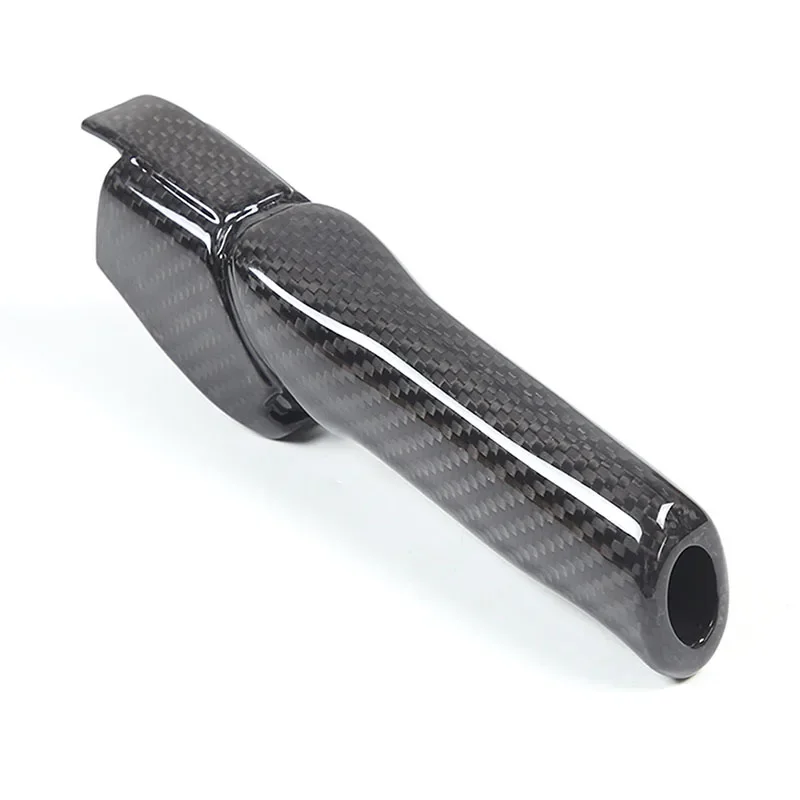 

For 2008-2021 Nissan GTR Real Carbon Fiber Car Handbrake Grip Cover Parking Handle Lever Protector Decoration Accessories