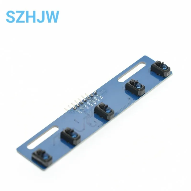 5-Way Black and White Line Identification Sensor Module Tracking Intelligent Car Infrared Sensor TCRT5000