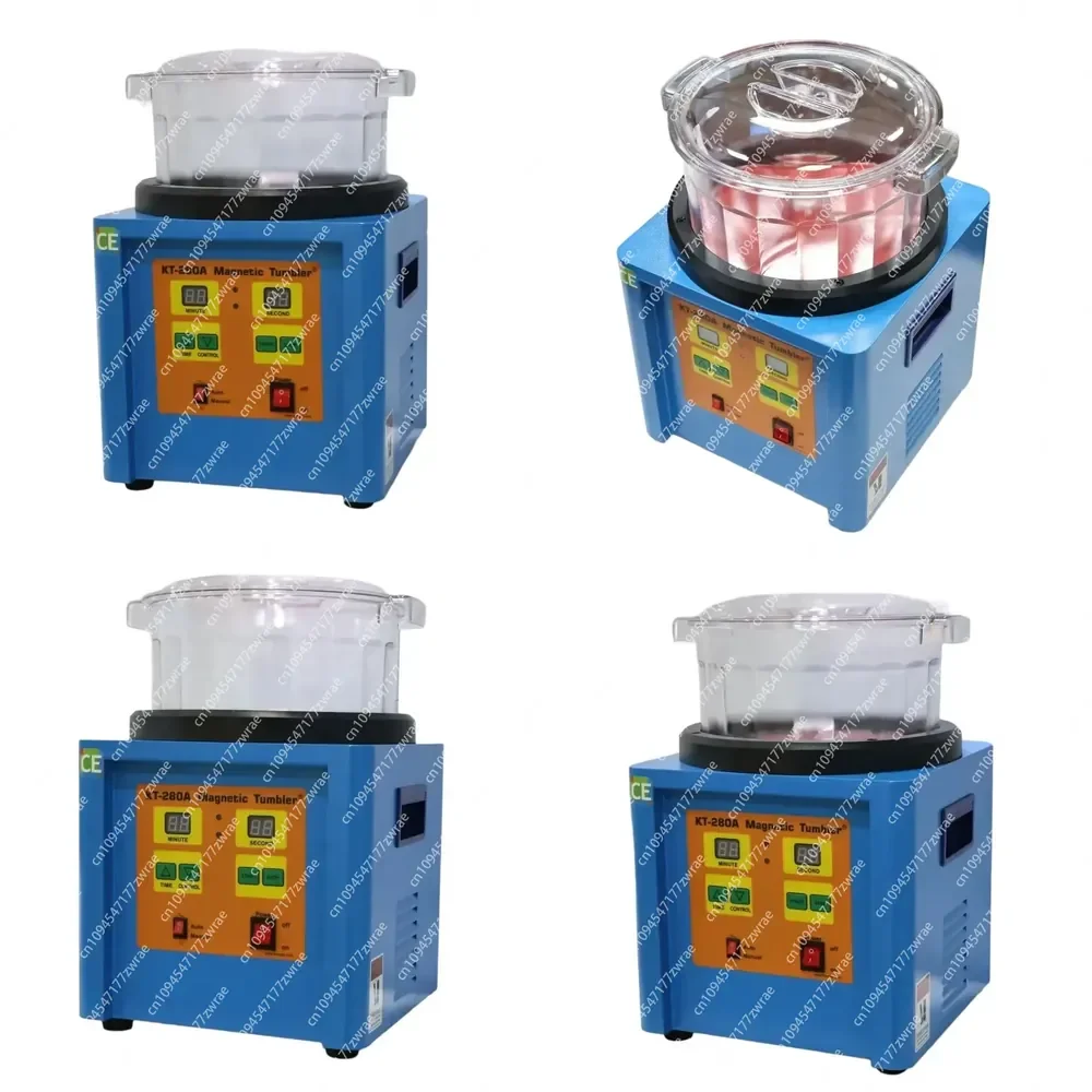 KT-280A Magnetic Grinding Polishing Machine Magnetic Abrasive Technology Deburring Oxide Removal Jewelry Metal Parts