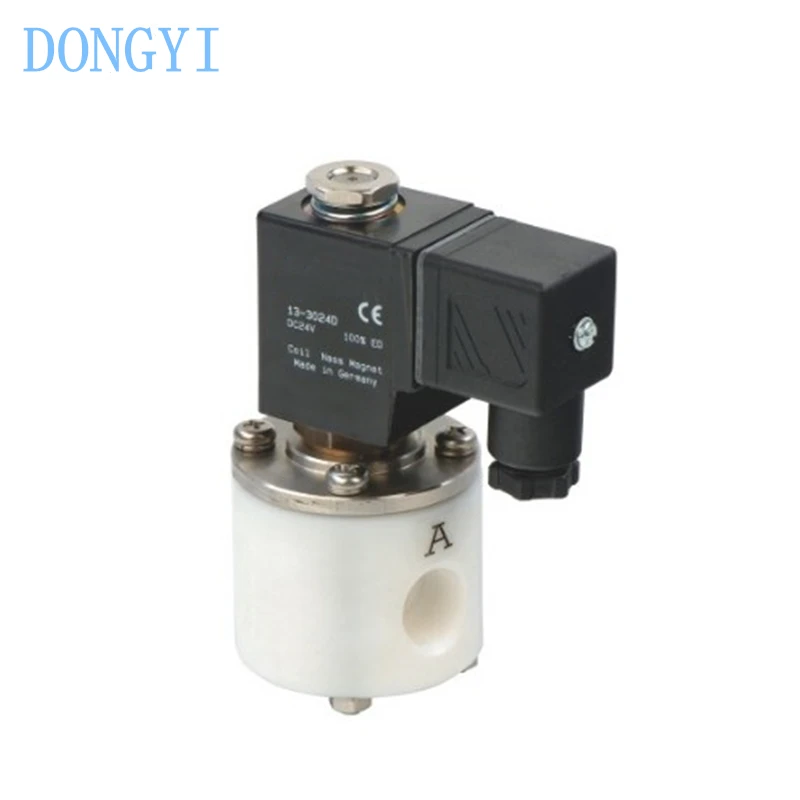 Direct-acting Acid And Alkali Resistant Valve (Electrically Controlled) PE220 PE220H PE220-03 PE220H-04 AC220V DC24V AC110V DC12