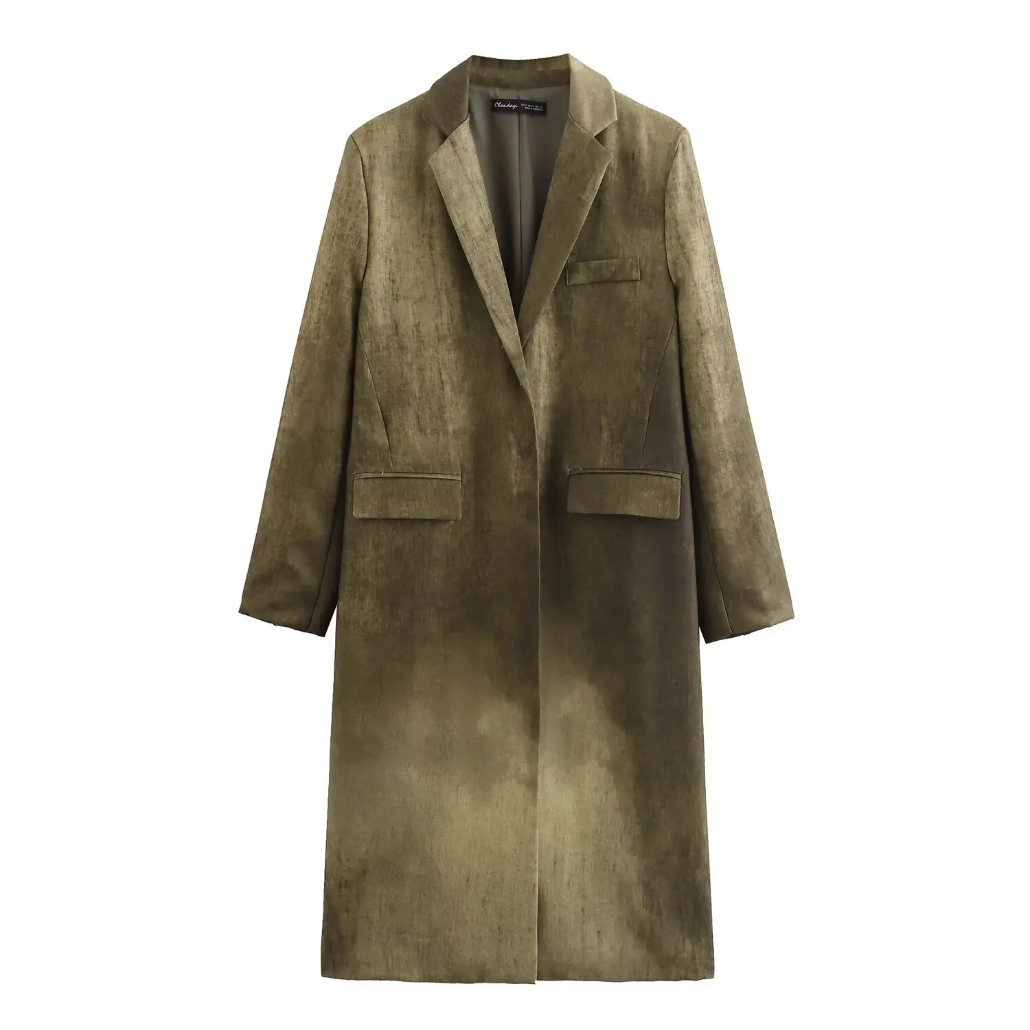 

Новая летняя коллекция 2024: Женская удлиненная куртка в стиле тай-дай для уличной моды, повседневная верхняя одежда из тонкой шерсти, для трансграничной торговли (оффлайн)