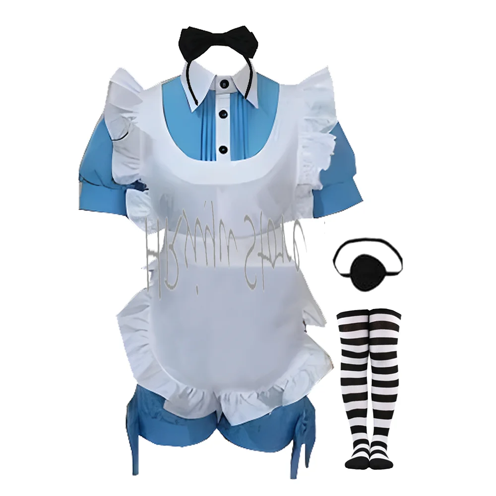 

Anime Cosplay Phantomhive Ciel Costume Maid Uniforms Dress Halloween Party Costume （ customized）