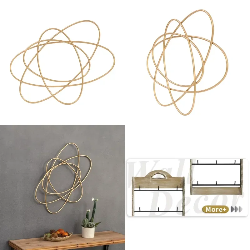 for  Wall House Decoration Living Room Home Gold Decor