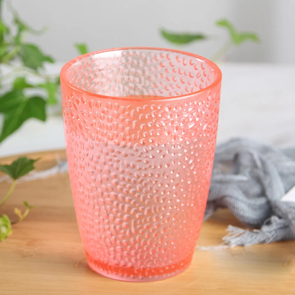 Juice Glass Drink Cup Colorful Diamond Drinkware For Milk Juice Tea Nordic Restaurant Drinks Transparent Vintage