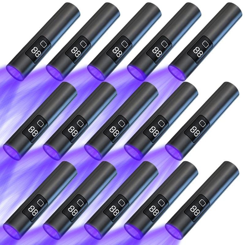 

395/365nm UV Flashlight LED Ultraviolet Torch Zoomable Mini Ultra Violet Lights Inspection Lamp Pet Urine Stain Detector Tools