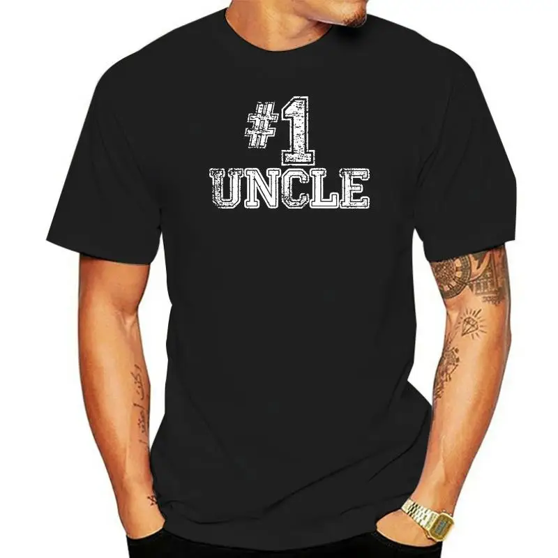 Camiseta de hombre # 1 UNCLE - NÚMERO UN DÍA DEL PADRE REGALO camisetas Mujer camiseta