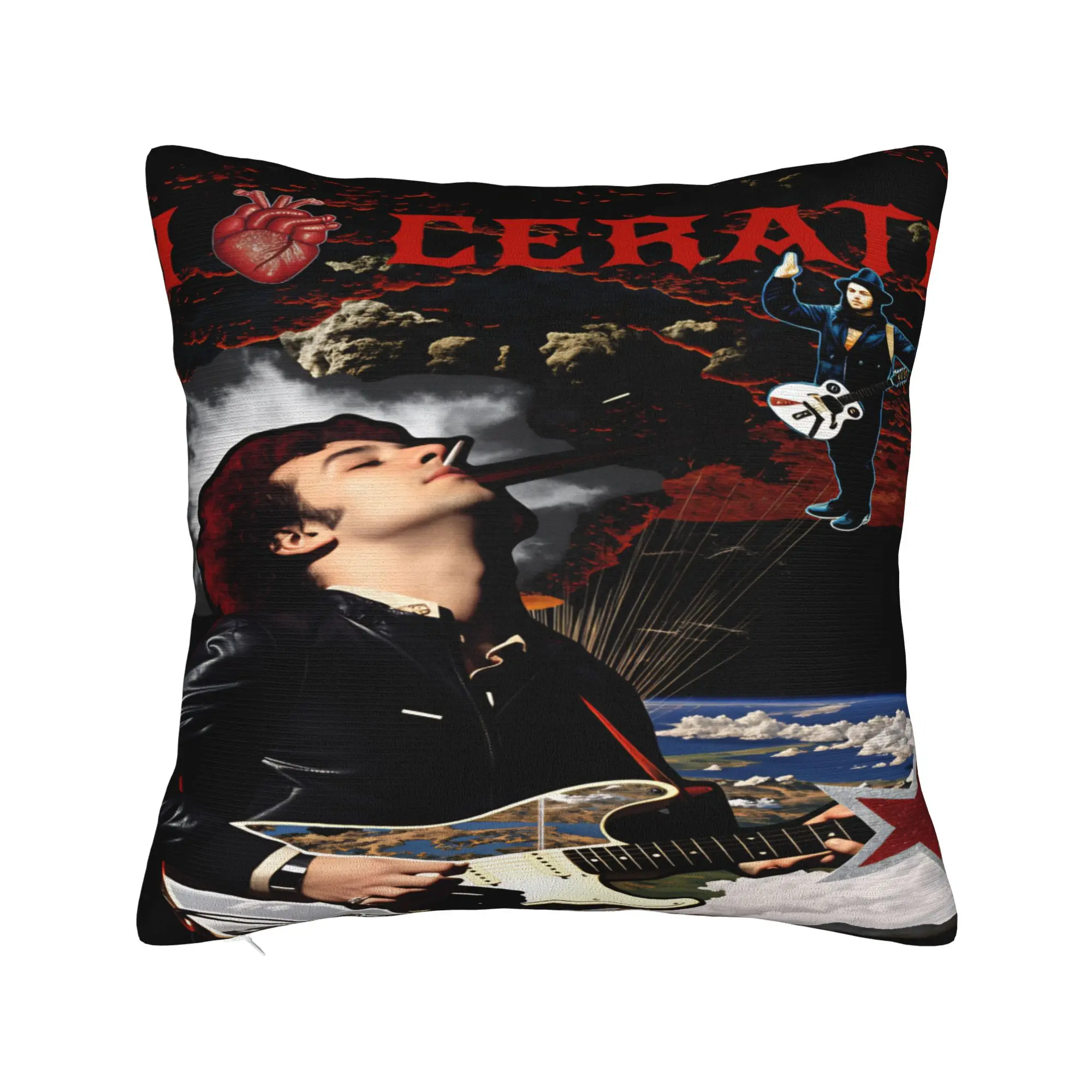 Gustavo Cerati Argentine Singer  Pillowcases  Morden Pillow Case For Sofa Bedroom Home Decor Print Pillow Cover