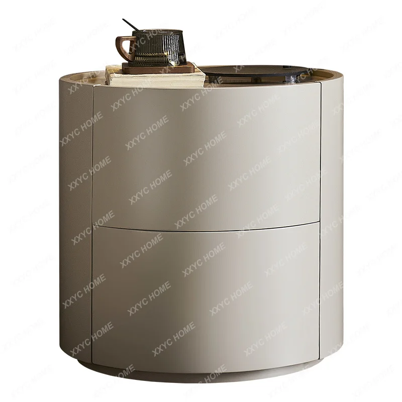 Italian creative bedside table household bedroom modern simple bedside storage cabinet small