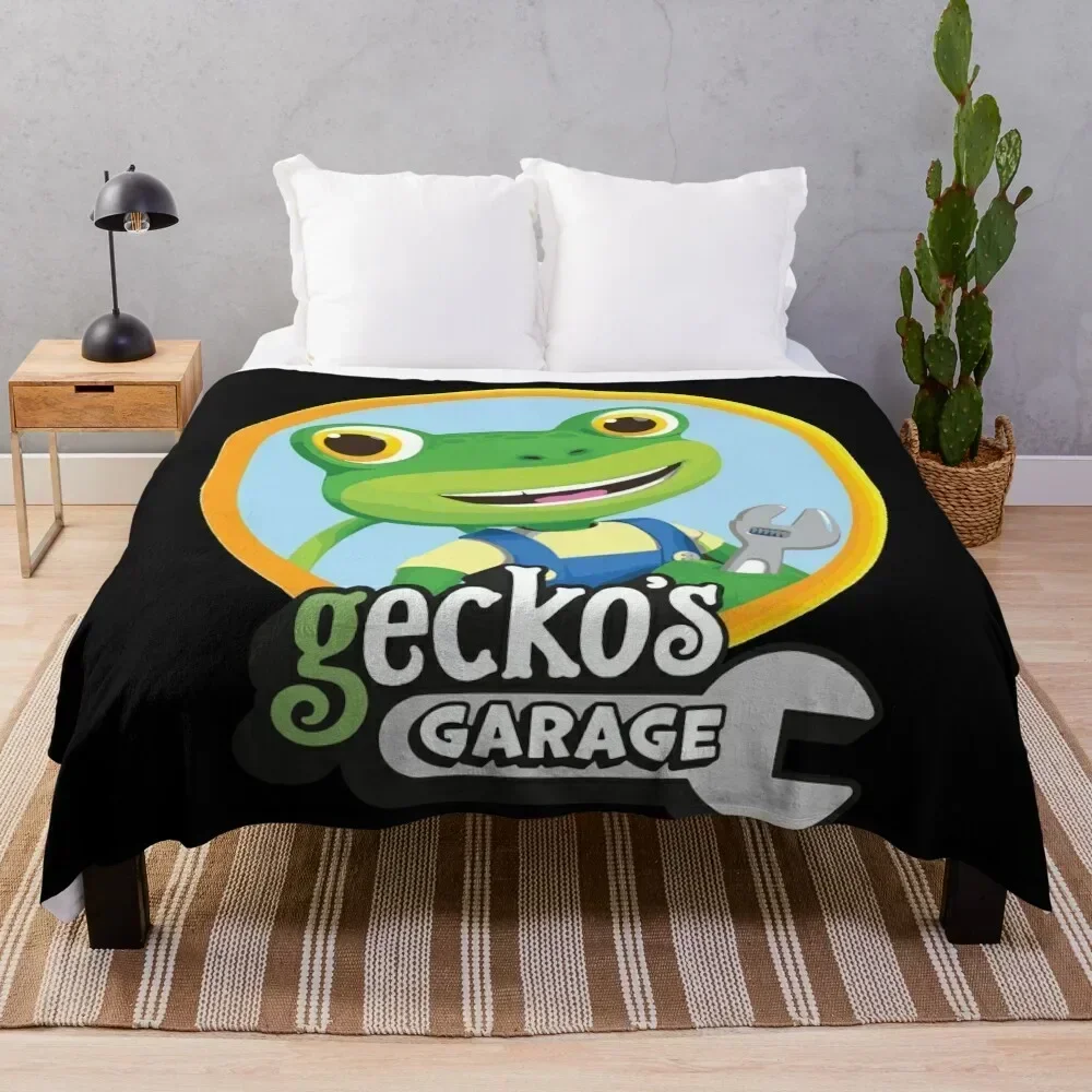 

Kids Garage Gecko's GG Throw Blanket