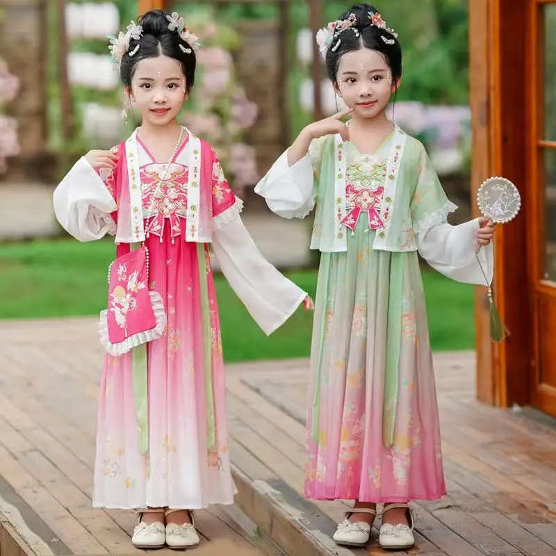 New imitation Song Dynasty Chinese Hanfu retro girls' dress