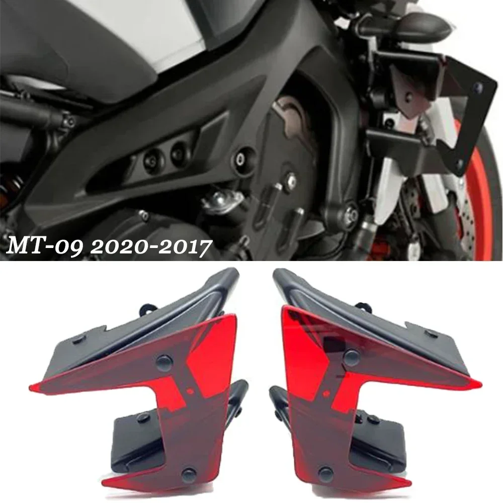 

MT-09 2017-2020 Motorcycle Parts Side Downforce Naked Spoilers Fixed Winglet Fairing Wings For Yamaha MT09 MT 09 SP 2018 2019