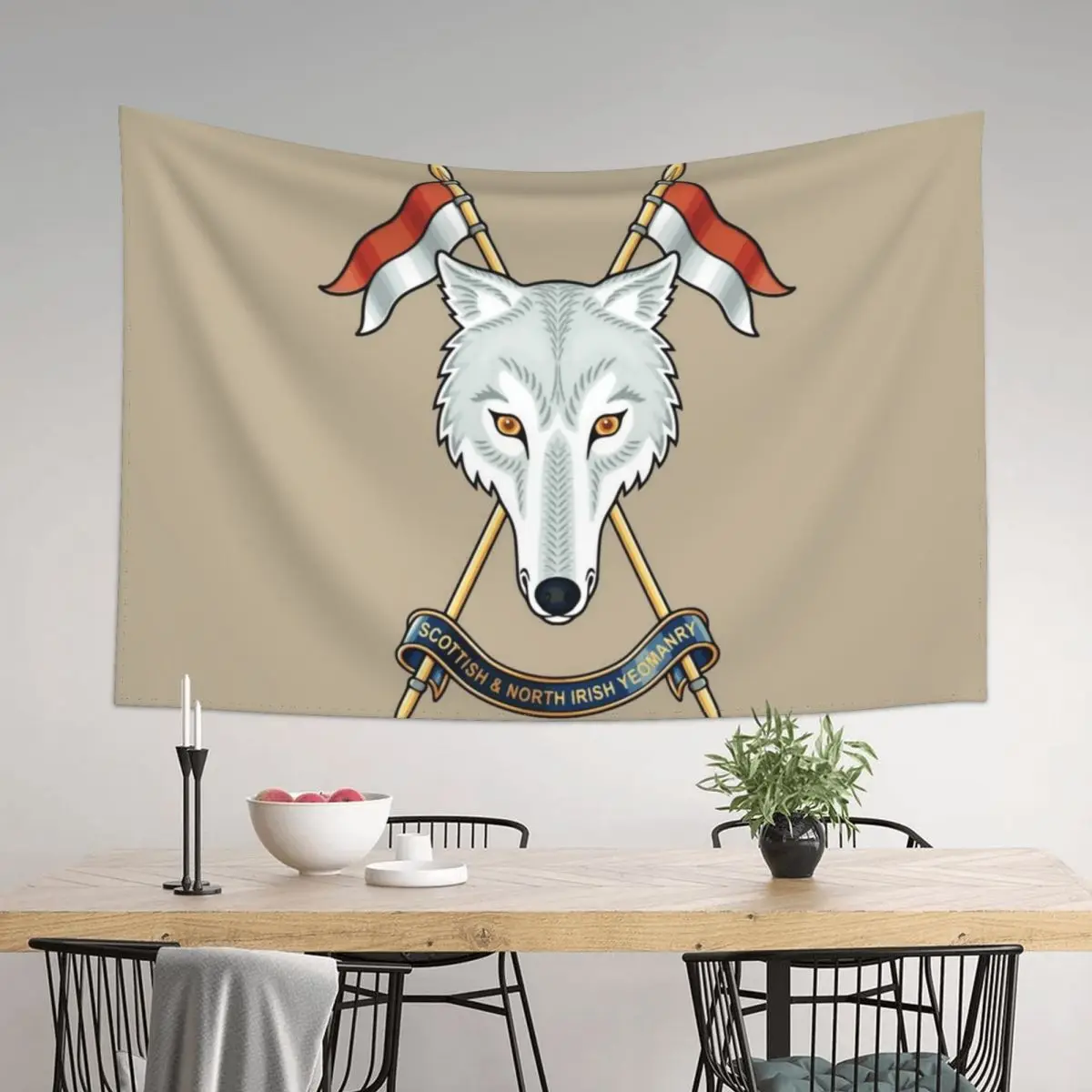 

Scottish and North Irish Yeomanry (SNIY) - British Army Tapestry Decoration For Home Room Decorations Tapestry