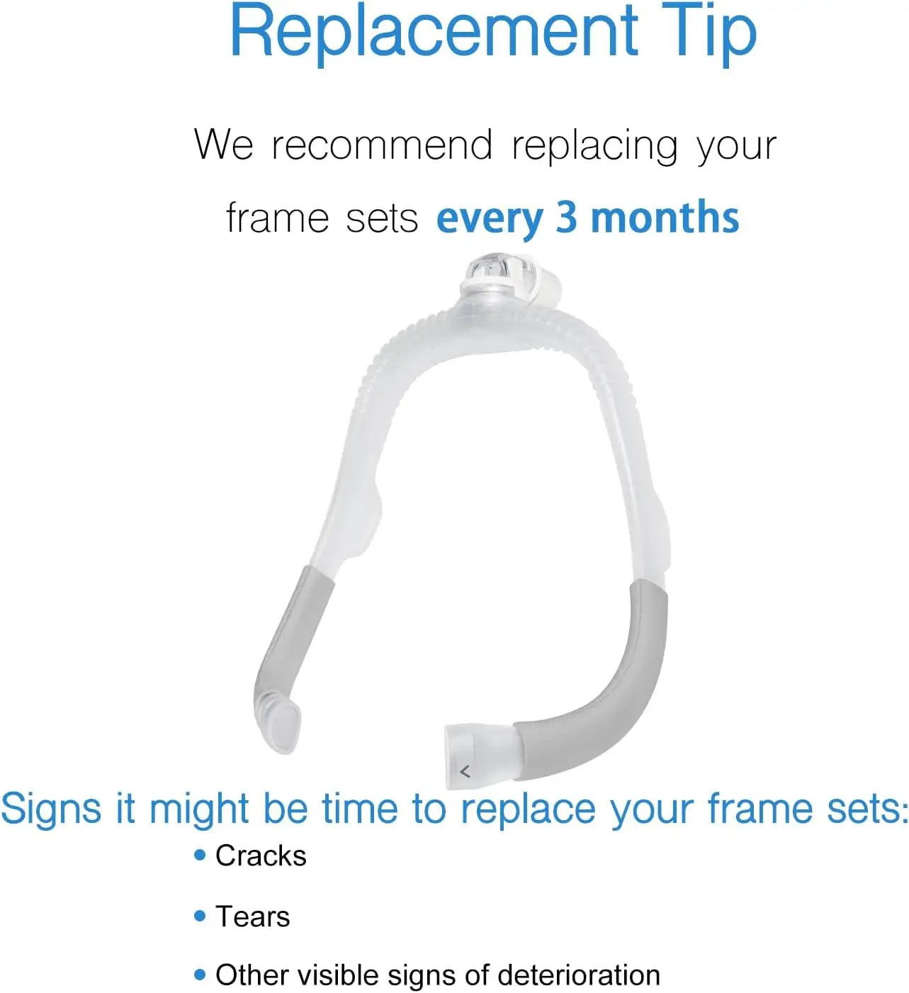 P30i N30i Frame, Suitable for CPAP P30i N30i Nasal Pillow Mask, Single Replacement Frame view 5