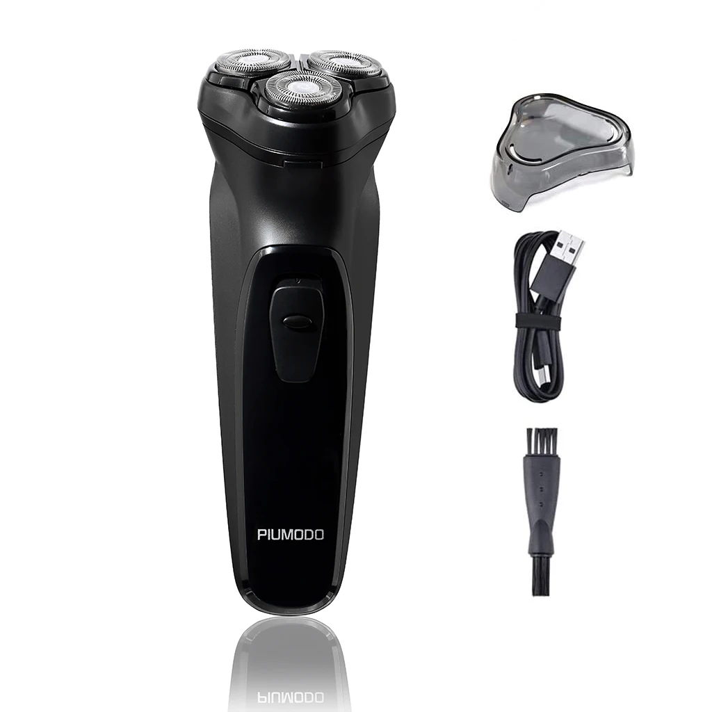 

Electric Shaver Men Razor 3 Blades Portable Beard Trimmer Cutting Machine For Shaving Type-C USB Rechargeable