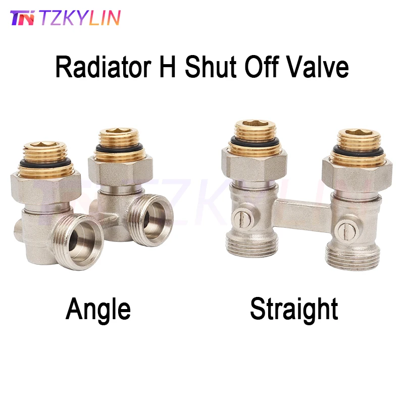 

Запорный клапан радиатора H, прямой, угловой