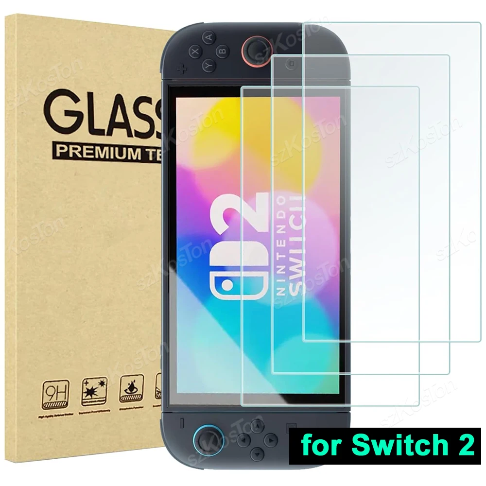 

HD Screen Protector for Nintendo Switch 2 Consoles Tempered Glass Anti-Scratch Protective Film for Switch2 Gaming Accessories