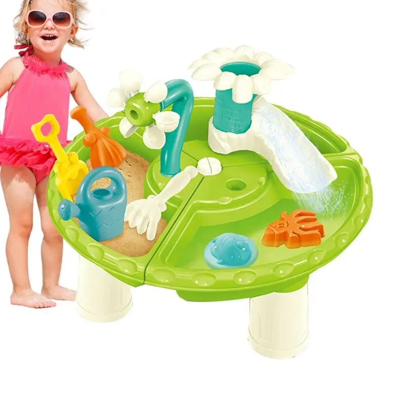 13pcs Kids Sand Water Table giocattoli da spiaggia per bambini Set da giardino all'aperto Summer Beach bambini fai da te giocattoli interattivi genitore-figlio