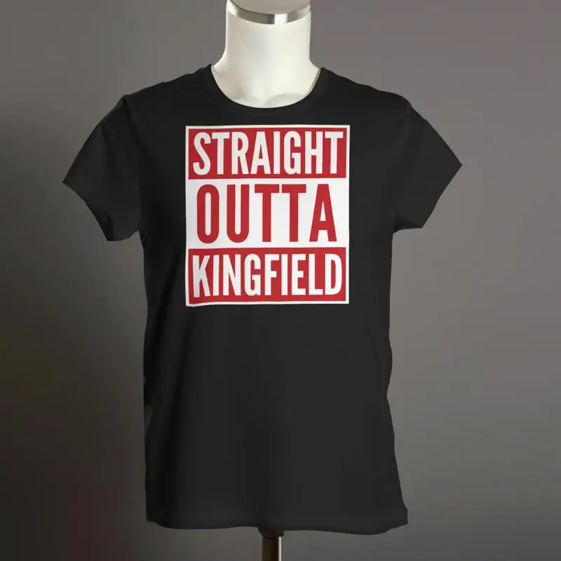 

Woking Straight Outta KINGFIELD T-Shirt | Organic Unisex