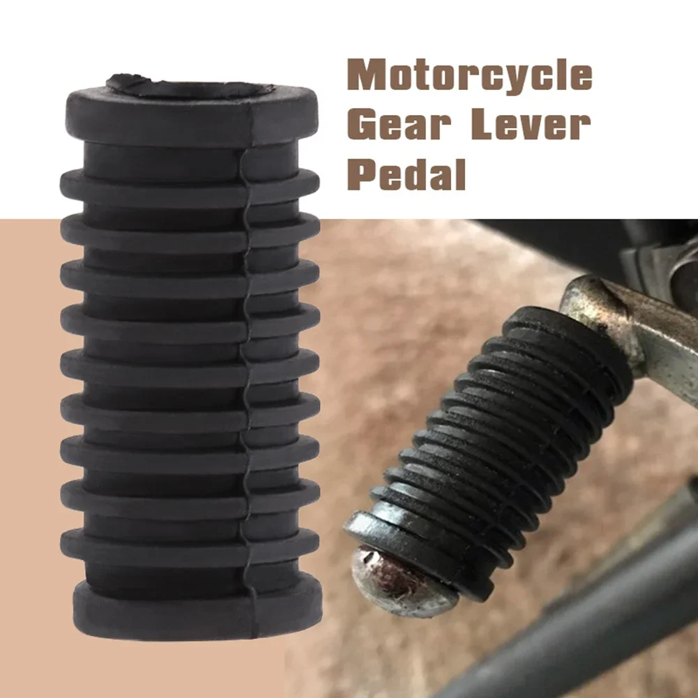 Moto Gear Shift Lever Sleeve Rubber Change Pedal Cover Shift Lever Shoe Protector Motorcycle Gear Rod Cap Floorboard Kit