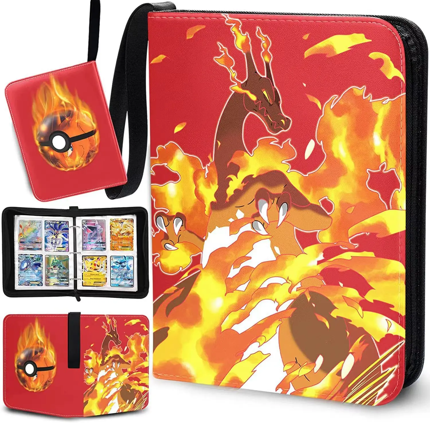 Bandai Pokemon Trading Card Binder Album Pokemon Verzamelmap 400 Pocket Storage Book Collectible Gift for Fans view 2