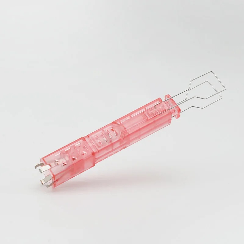 الوردي 2 في 1 Keycap ومفتاح مجتذب 304 الفولاذ المقاوم للصدأ عالية المنغنيز الصلب ABS المواد للوحة المفاتيح الميكانيكية MX التبديل