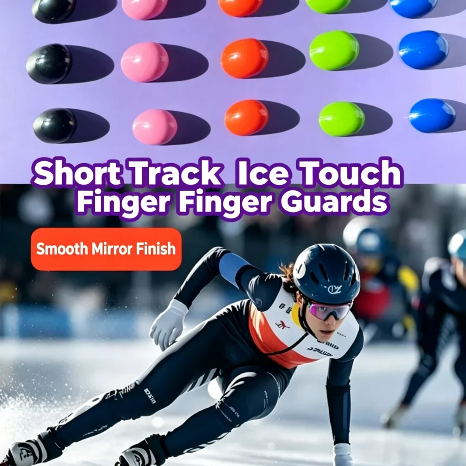 5 Pcs Ice Skating Glove Finger Buckles Short Track Speed Skating Finger Glove For Ice Rink Training