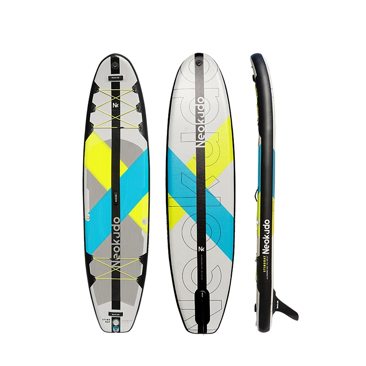 

2023 KUDO OEM Design Inflatable Stand Up Paddle Board With Premium SUP Accessories & Carry Bag Youth & Adult Standing Boat