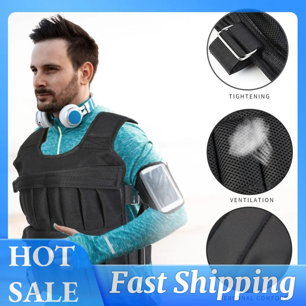 3/15/35kg Verstellbare Gewichtsjacke für Workout, Krafttraining, Laufen und Fitness