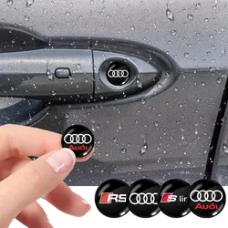 Car Door Lock Keyhole Anti-blocking Protection Stickers Interior Accessories For Audi A1 A3 A6 A7 Q3 Q4 Q5 Q6 Q7 Q8 TT RS3 S5 B8