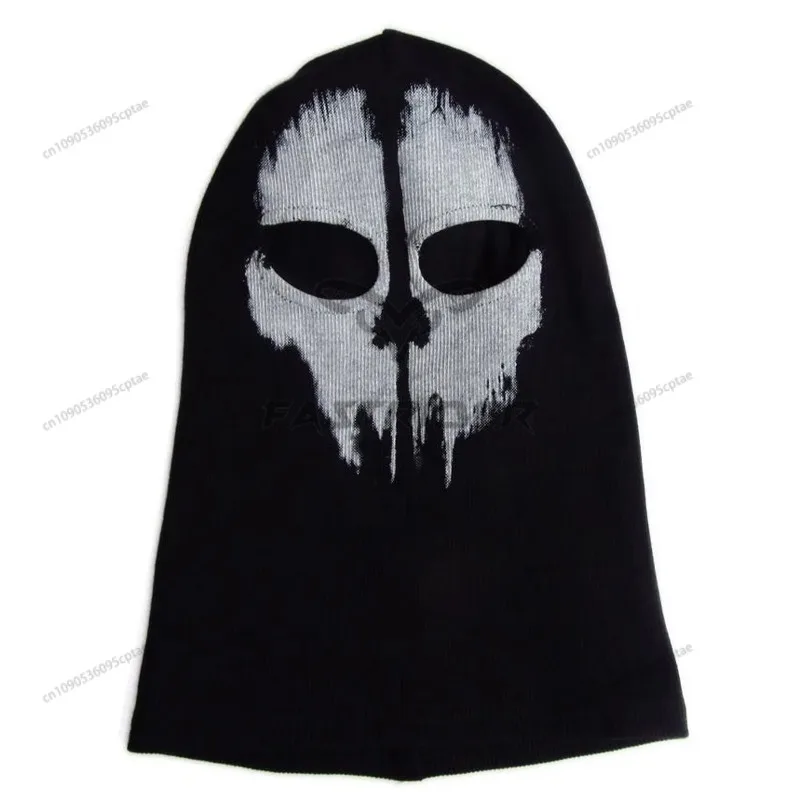 Motorcycle Helmet Unisex Cotton Ghost Skull Mask Skull Ski Headwear Scarf Hood Suitable for Outdoor Motorcycle Warmth view 4