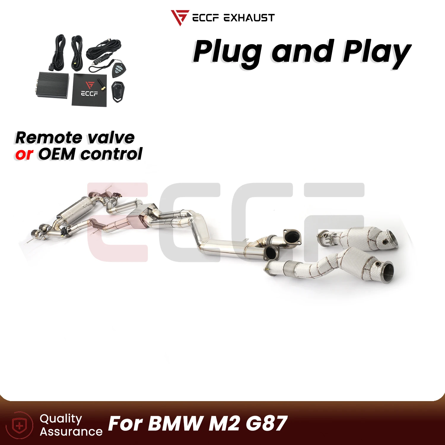 

Sporty Titanium Complete exhaust system For BMW M2 G87 Aggressive Exhaust Sound Plug and Play Performance Upgrade