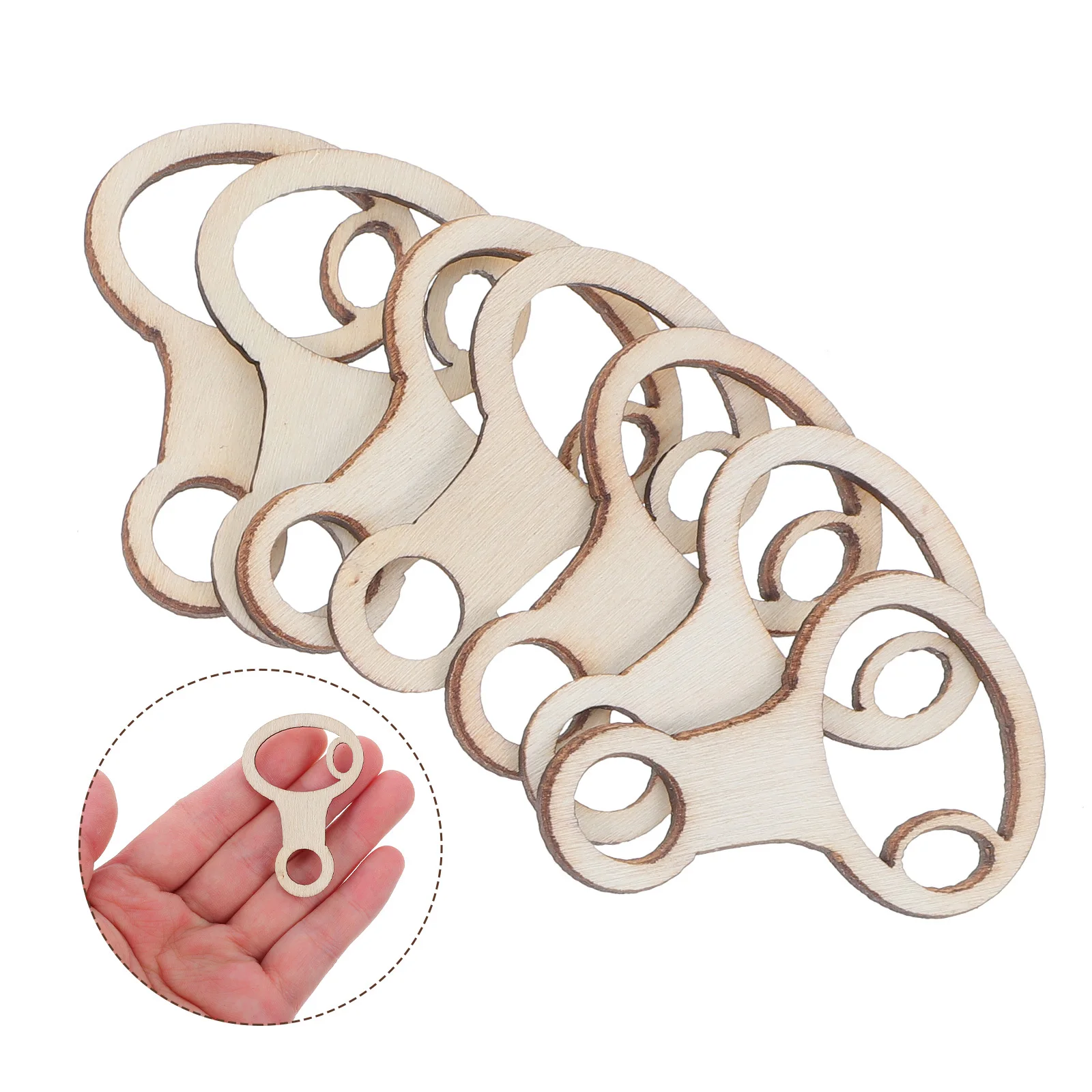 50 قطعة الخشب التطريز الخيط حارس منظمة دقيقة للمشروعات اليدوية الخياطة تخزين التطريز الخيط البكرات #1