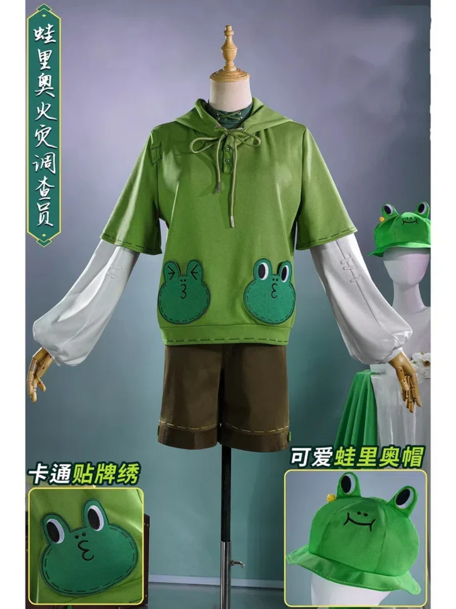 

Identity V Florian Brand Frog Leo Curiosities Of Fashion Cosplay Costume Cos Game Anime Party Uniform Hallowen Play Role Clothes