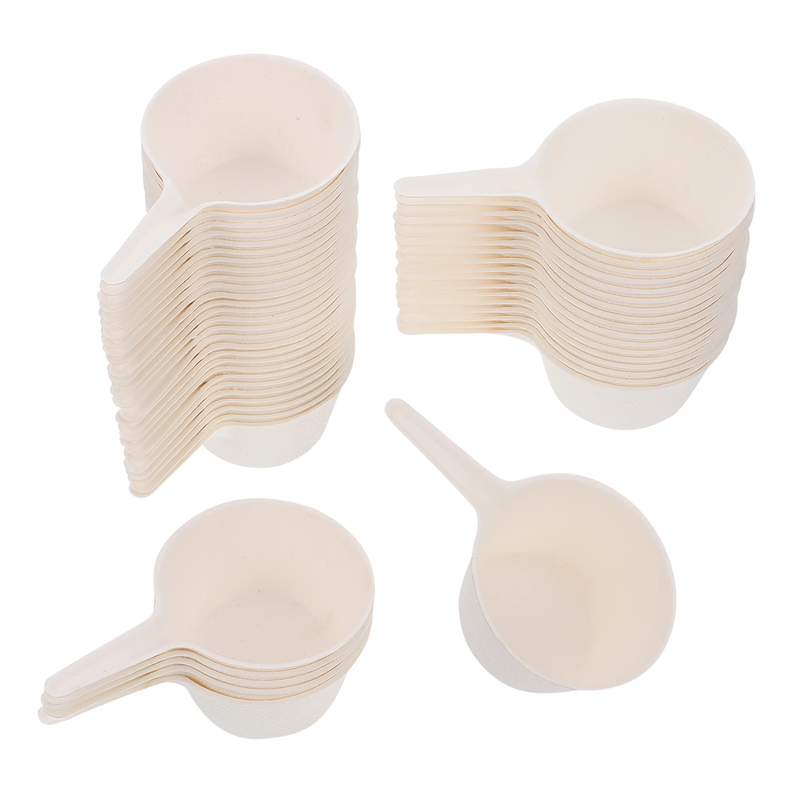 

50 Pcs Dessert Cups Eco Friendly for Pastry Disposable Cups Desserts Jelly Mousse Yogurt Storage Degradable Salad
