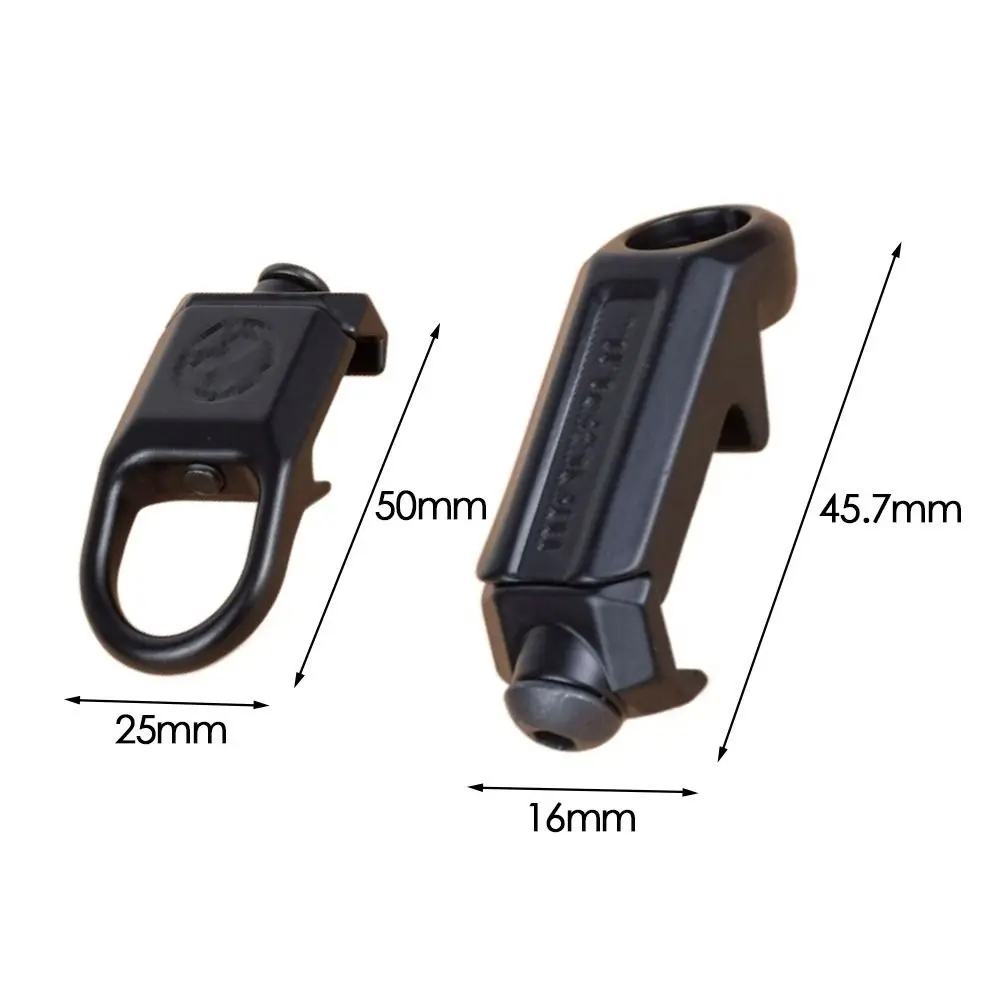 Tactical Quick Detach RSA GBB Buckle QD Sling Steel Mount Attachment Adapter Fit 20mm Rail Hunting Tool Buckle Clip Accessories