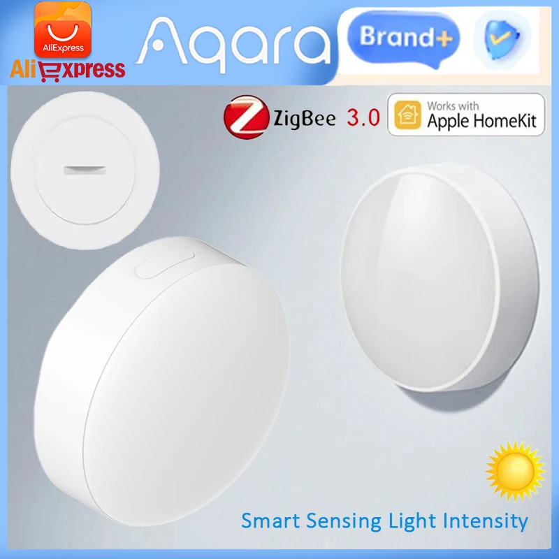

New Aqara Light Sensor T1 Zigbee 3.0 Brightness Sensor Smart home Light Detector Magnetic APP Control By Aqara Home Homekit