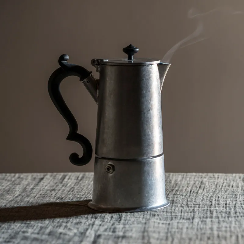 Italian Mocha Pot Hand Brewing Coffee Utensils Single Valve, Outdoor Espresso Pot