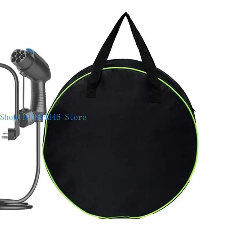 652F Electric Vehicle Charging Cord Storage Bag Case Water Resistant Organiser Bag