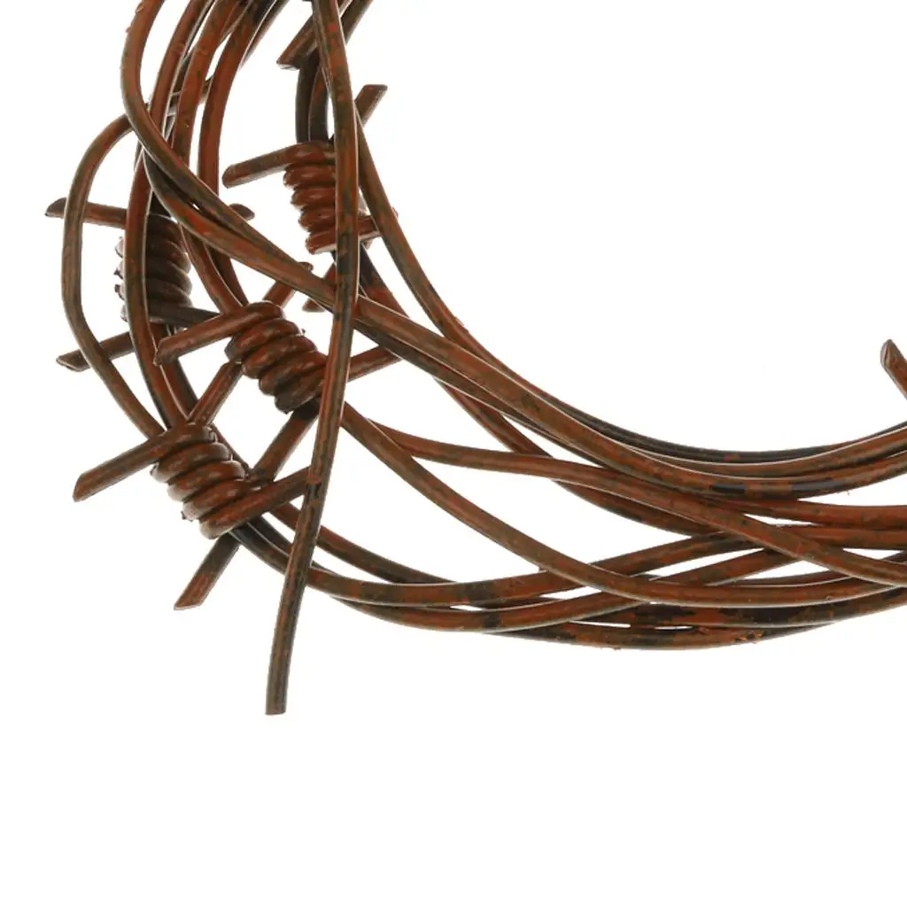 سلك حديد صناعي بني لديكور حفلات الهالوين ذات الطابع الغربي