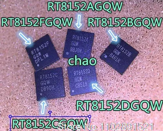 

5PCS/LOT RT8152A RT8152BRT8152C RT8152D RT8152E RT8152F QFN